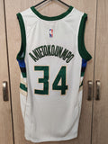 Jersey Milwaukee Bucks Blanco Antetokoumpo #34