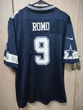 Jersey Cowboys de Dallas Vaqueros Retro Romo #9