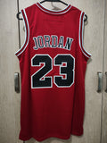 Jersey Toros de Chicago Bulls Retro Roja Jordan Con Parche Finals