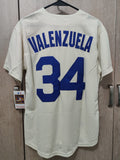 Jersey Los Angeles Dodgers Retro Valenzuela #34 temporada 1981
