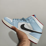 Jordan 1 Azul Claro con Blanco