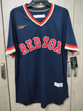 Jersey Medias Rojas de Boston Red Sox Azul Ortiz #34 Edición Especial