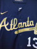 Jersey Bravos de Atlanta Azul Edición Especial Braves Acuña Jr 13