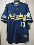 Jersey Bravos de Atlanta Azul Edición Especial Braves Acuña Jr 13