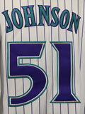 Jersey Diamondbacks de Arizona Retro Blanca Randy Johnson #51