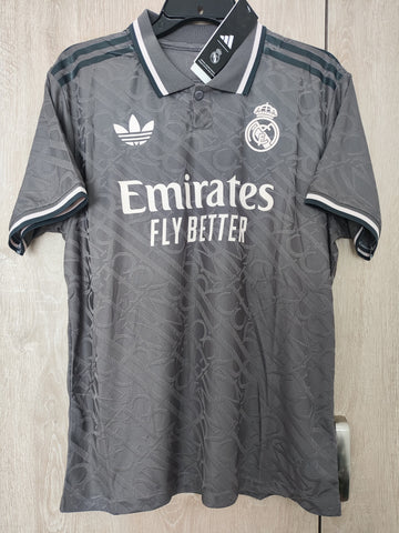 Jersey Real Madrid Gris Visita temporada 24-25 versión jugador