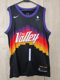 Jersey Phoenix Suns Booker #1 Negra