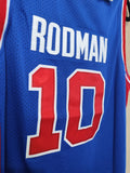 Jersey Detroit Pistons Azul Rodman #10