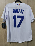 Jersey Dodgers de Los Angeles World series 2025 Blanco Ohtani #17