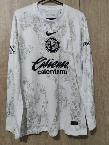Jersey America Blanca Portero temporada 24-25 aficionado manga larga