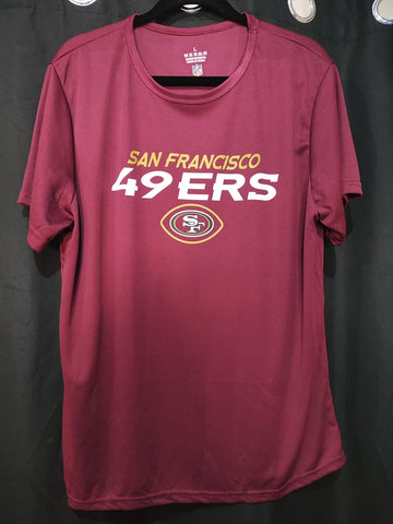 Camiseta deportiva Dry Fit 49ers guinda