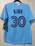 Jersey Azulejos de Toronto World Series Azul Cielo Blue Jays  Kirk #30