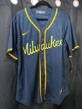 Jersey Cerveceros de Milwaukee Brewers Azul