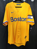 Jersey Medias Rojas de Boston Amarillo city connect Red Sox