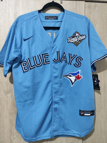 Jersey Azulejos de Toronto World Series Azul Cielo Blue Jays  Kirk #30