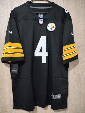 Jersey Steelers de Pittsburgh Negra Metcalf #4