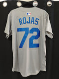 Jersey Dodgers de Los Angeles World series 2025 Gris Rojas 72