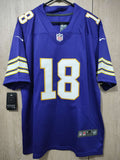 Jersey Vikings de Minnesota Morado Jefferson #18
