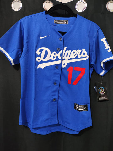 Jersey Dodgers de Los Angeles Azul para dama Ohtani