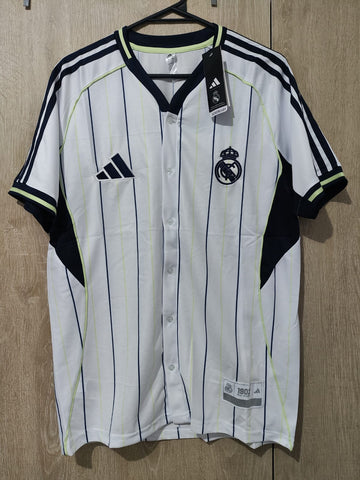 Jersey Real Madrid tipo beisbolera 25/26