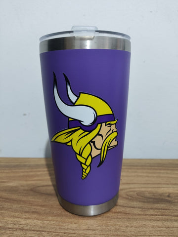 Termo de 20 onzas color morado Minnesota Vikings
