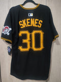 Jersey Pirates Pittsburgh negra Skenes #30
