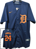 Jersey Tigres de Detroit Tigers Azul Cabrera 24