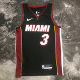 Jersey Miami Heat Negra Wade #3