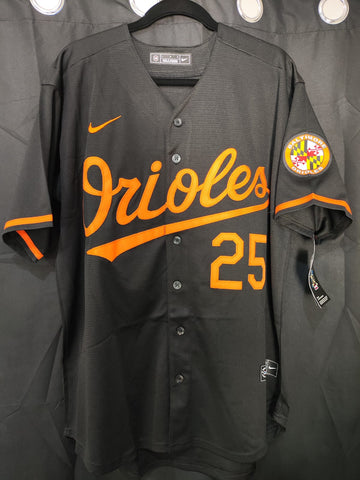 Jersey Orioles de Baltimore Negra Alonso 25