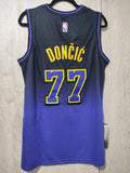 Jersey Lakers de Los Angeles Morada/Negra Doncic #77