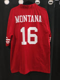 Jersey San Francisco 49ers Roja Montana 16