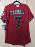Jersey Diamondbacks de Arizona Guinda Carroll #7