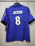 Jersey Ravens de Baltimore Cuervos Morada Jackson #8