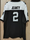 Jersey Las Vegas Raiders negro con blanco Jeanty #2