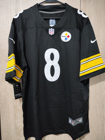 Jersey Steelers de Pittsburgh Negra Rodgers #8