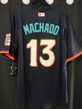 Jersey Padres de San Diego Negra City Connect Machado #13