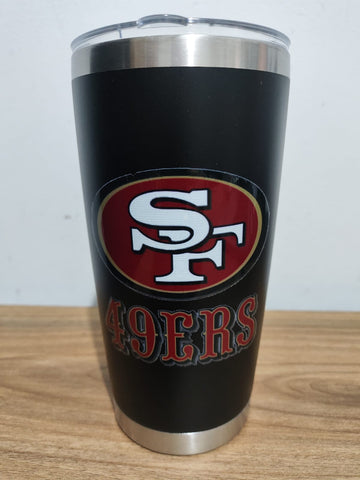 Termo de 20 onzas color negro San Francisco 49ers