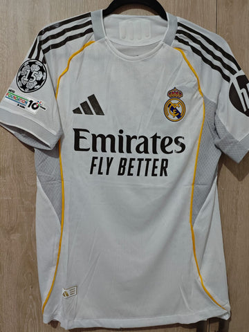 Jersey Real Madrid Local alternativa 25/26 jugador con parches champions league