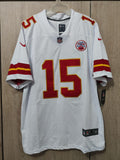 Jersey Chiefs de Kansas City Blanca Mahomes #15
