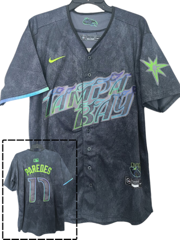 Jersey Rays de Tampa Bay City Connect Paredes #17