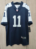 Jersey Cowboys de Dallas Vaqueros Azul Blanco Parsons #11