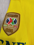 Jersey America Amarilla Local temporada 24-25 version aficionado con parches de bicampeon
