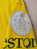 Jersey America Amarilla Local temporada 24-25 version aficionado con parches de bicampeon
