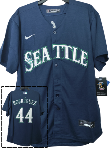 Jersey Marineros de Seattle azul Mariners Rodriguez 44