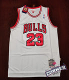Jersey Toros de Chicago Bulls Retro Blanca Jordan