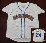 X Jersey Marineros de Seattle blanco Griffey #24 Mariners