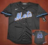 X Jersey Mets de New York Negro Alonso #20