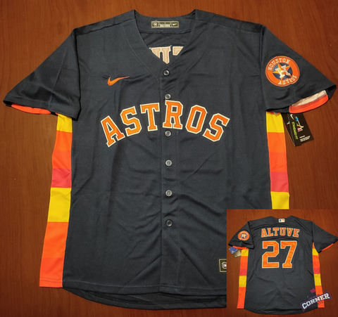 X X Jersey Astros de Houston Azul Altuve #27