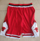 X Short Toros de Chicago Bulls Rojo