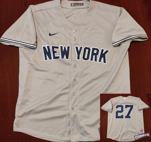 X Jersey Yankees de New York Gris Stanton #27